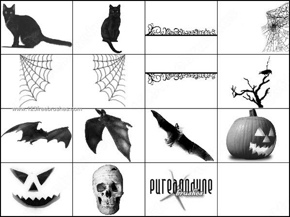 Free Photoshop Halloween Brushes