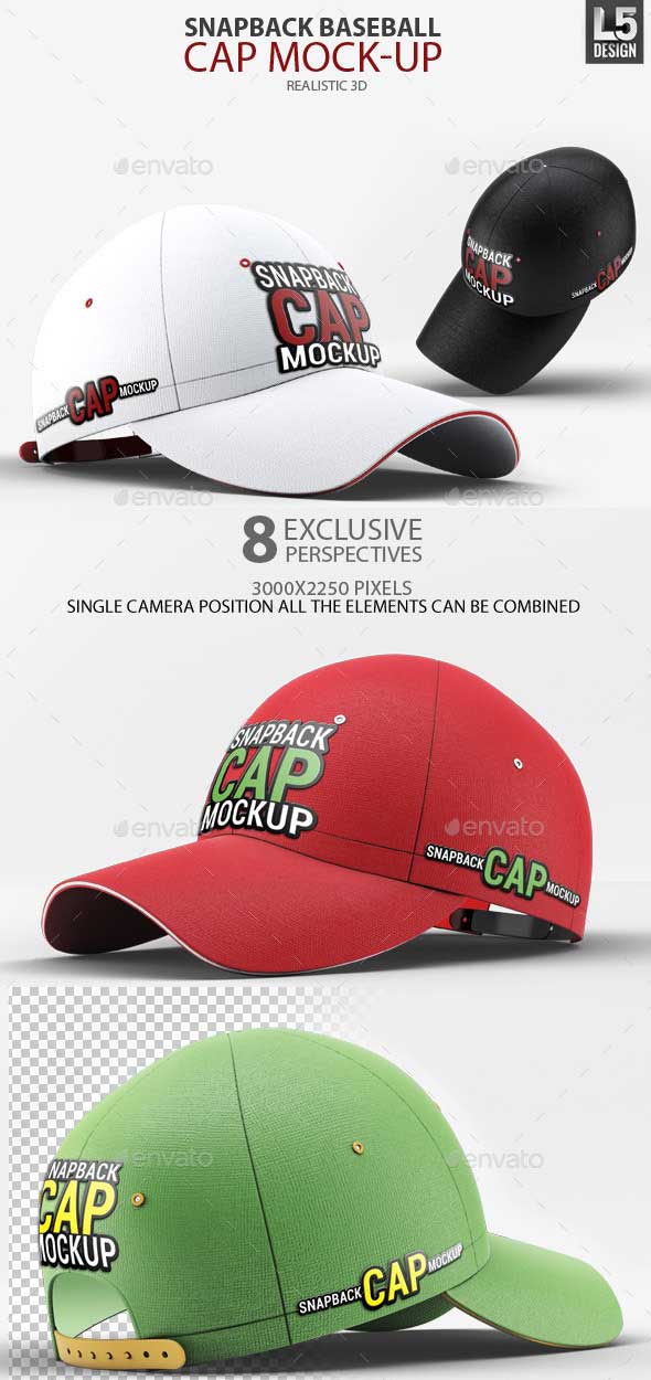 Free Psd Mock Up Snapback Hat