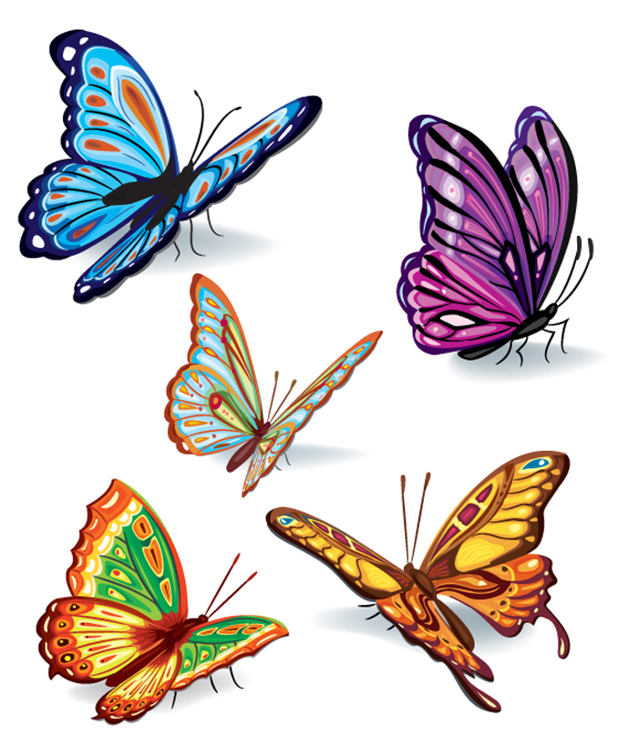 Free Vector Butterfly Designs