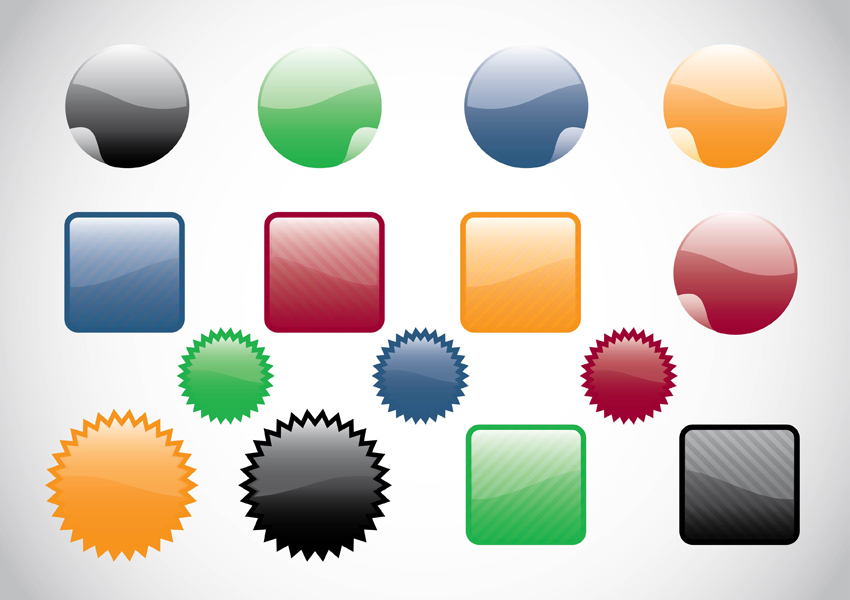 Free Vector Web Buttons