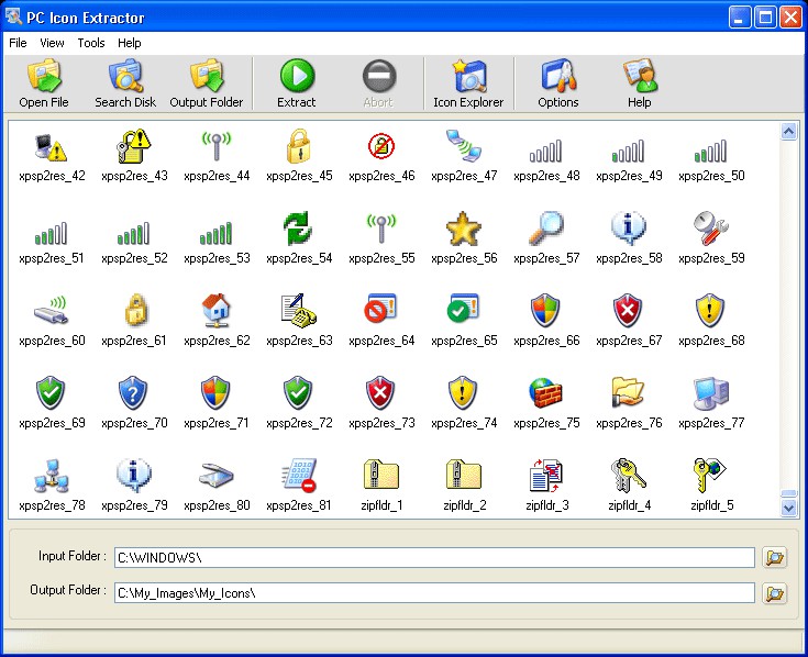 Free Windows XP Icons