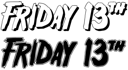 Friday 13 Font