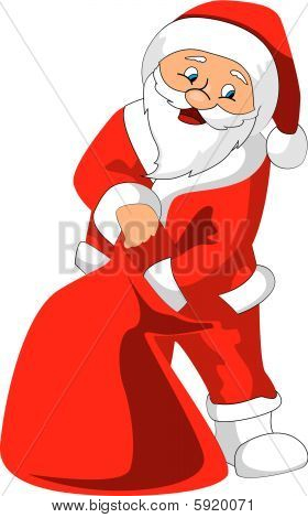 Funny Santa Claus Icon Funny Santa Claus Icon