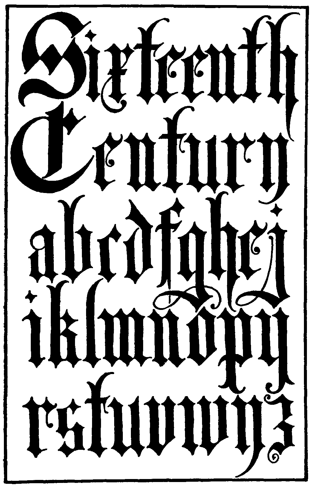 German Black Letter Font