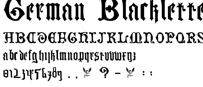 German Font