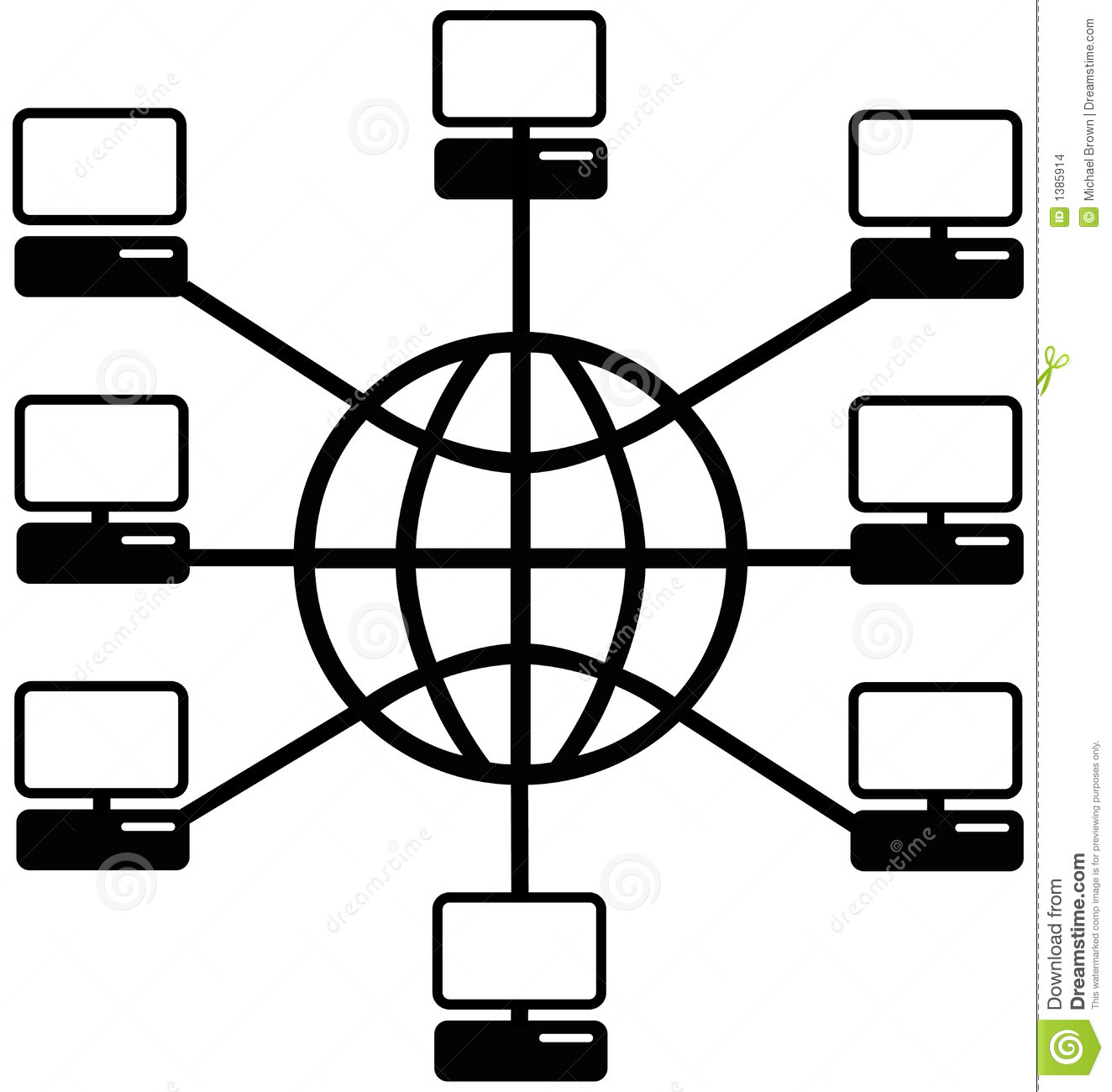 Global Computer Network Icon