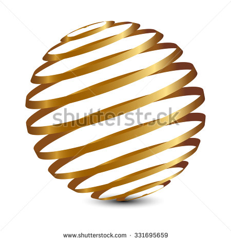 Gold Globe Vector