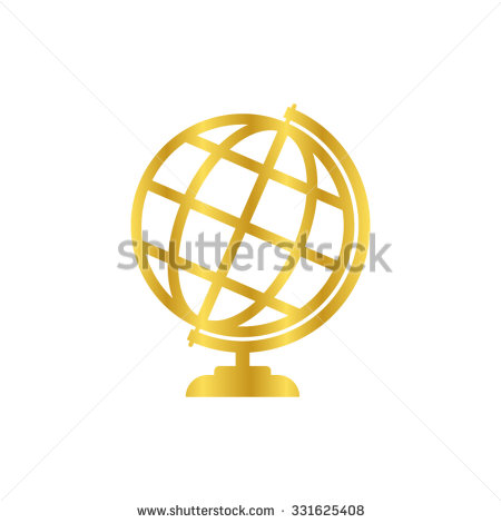 Gold Globes Earth