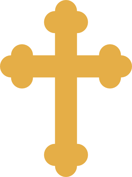 Gold Orthodox Cross Clip Art