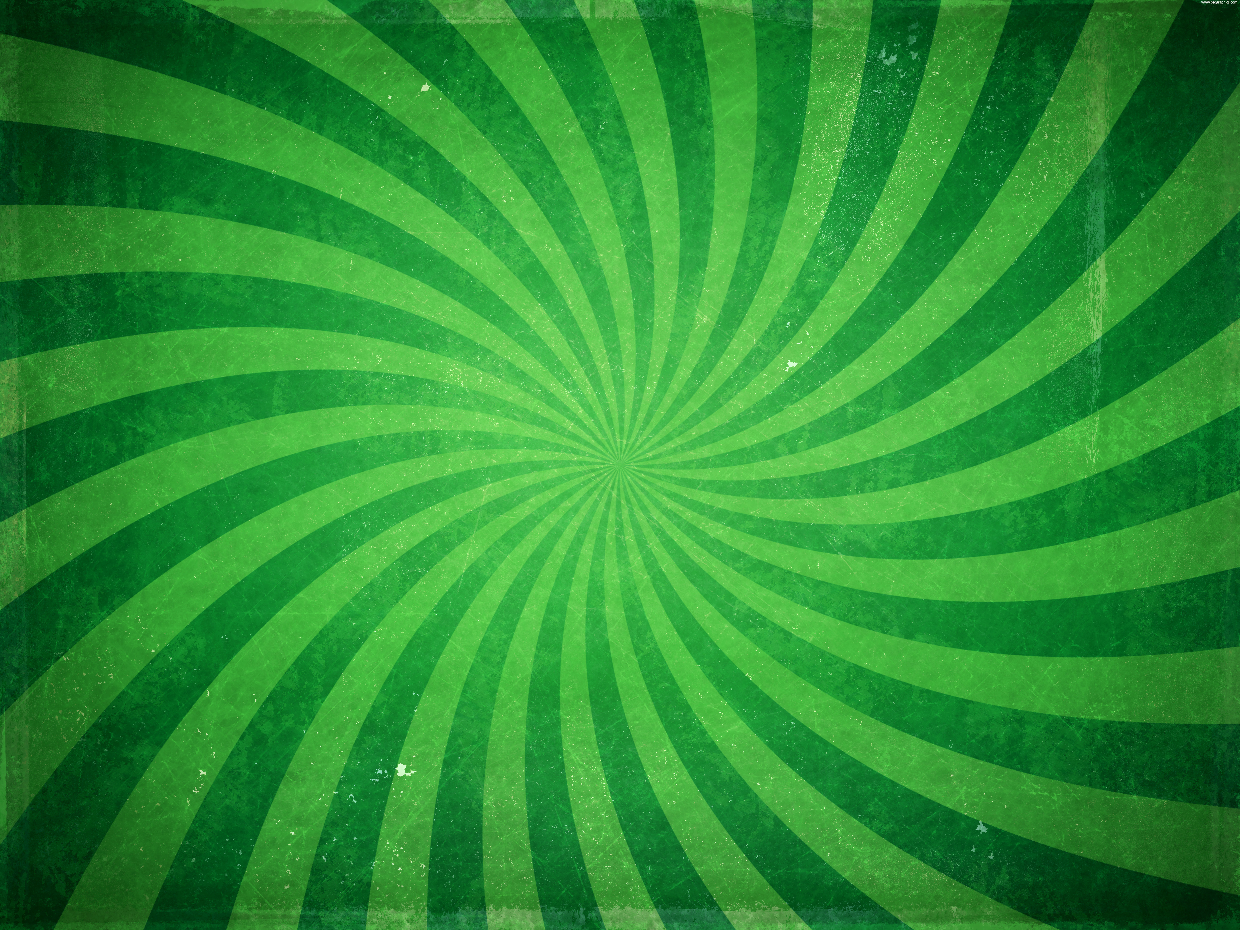 Green Starburst Pattern