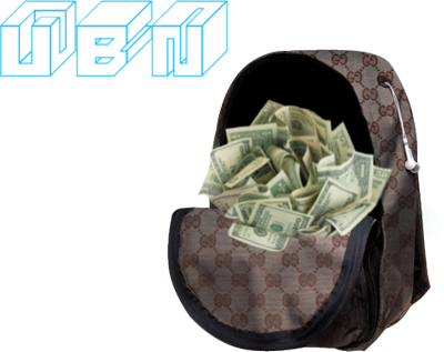 louis vuitton bag full of money png