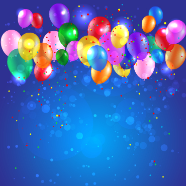 Happy Birthday Background Vector Free