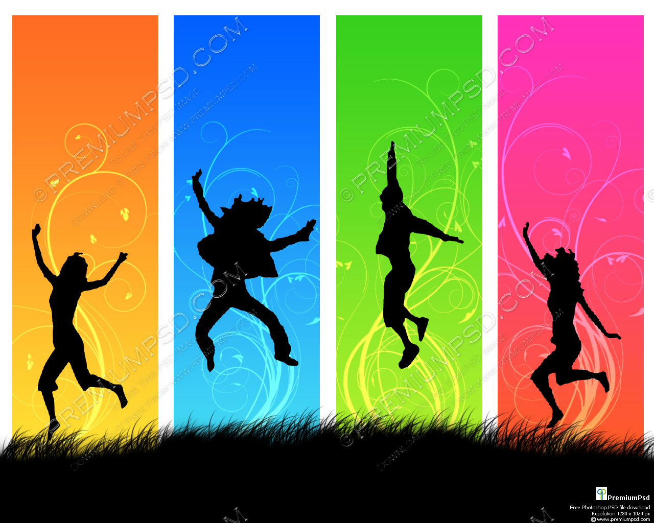 Happy People Vector