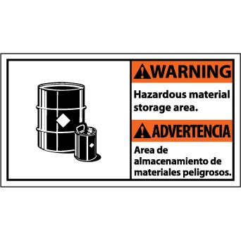 Hazardous Material Warning Signs