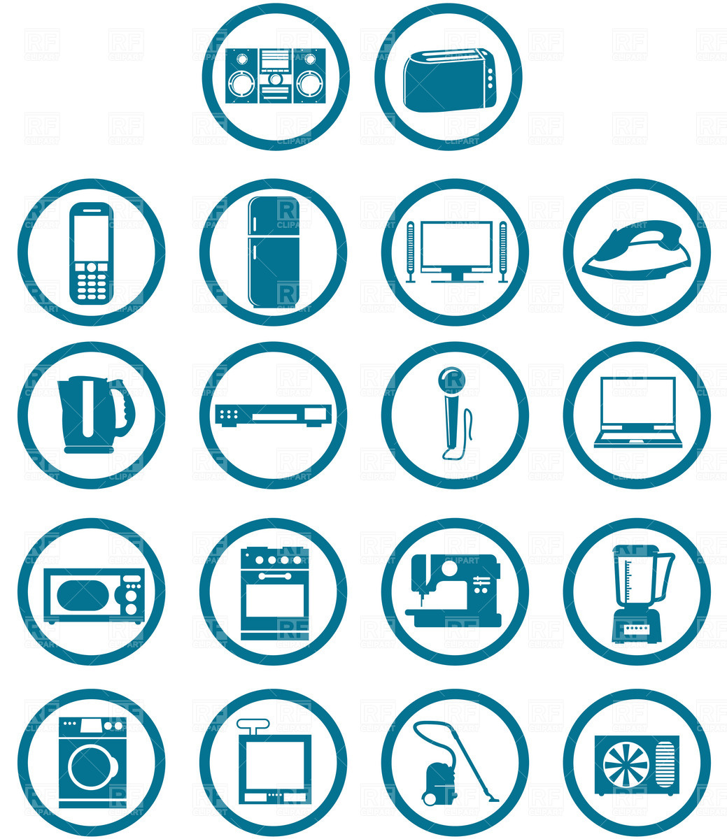 Household Appliance Icons