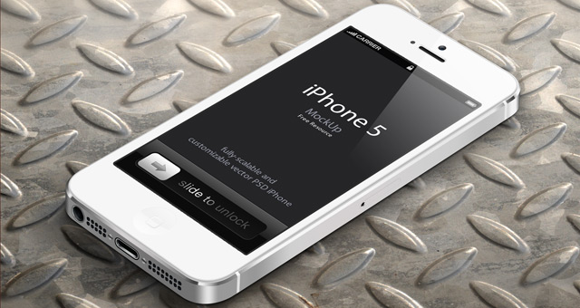 iPhone 5 Mockup Psd Free iPhone 5 Mockup Psd Free