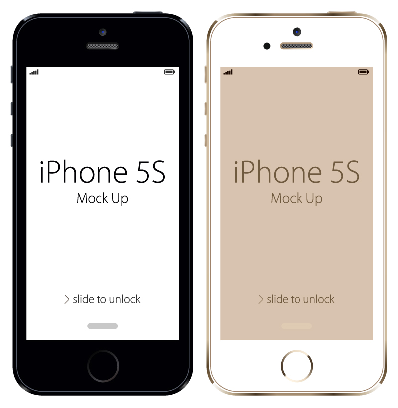 iPhone 5S Mockup iPhone 5S Mockup