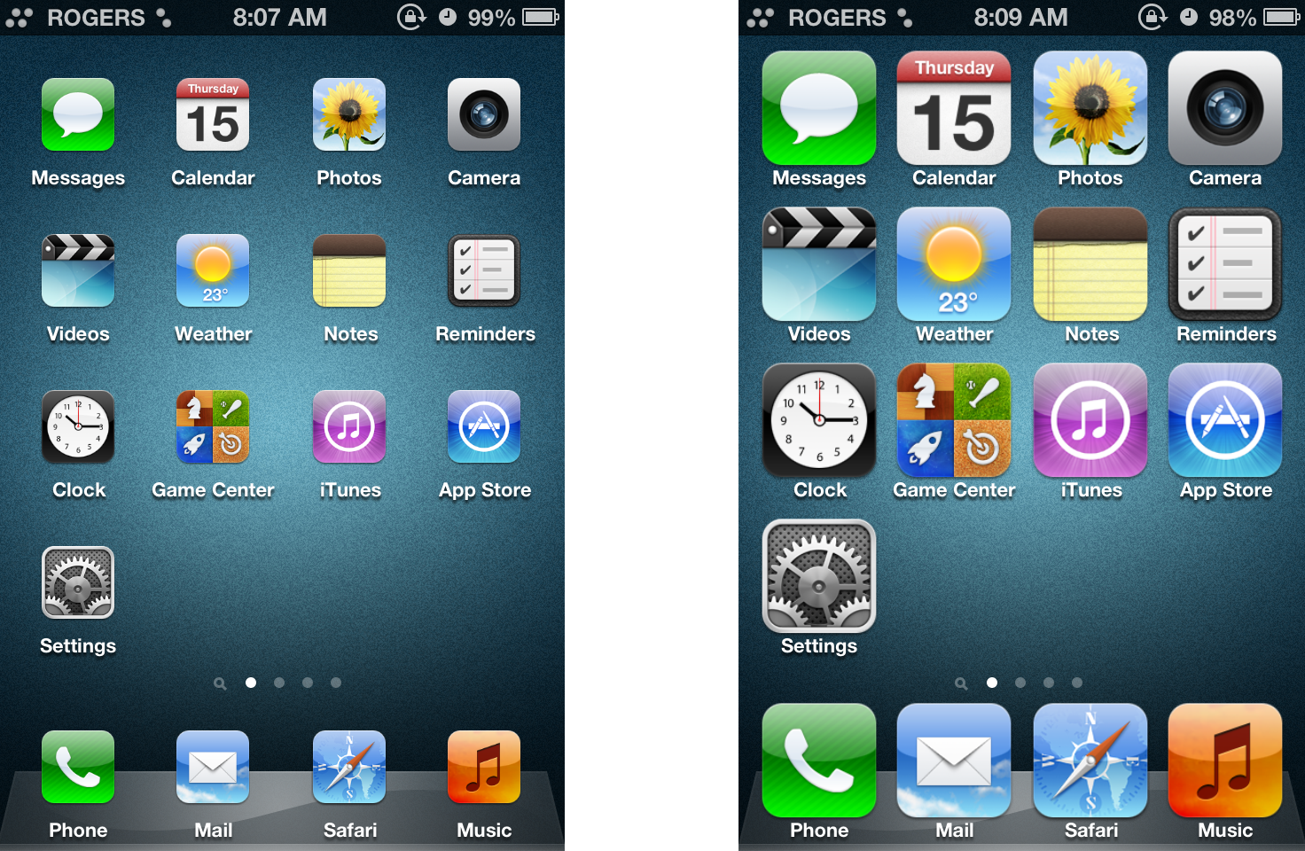 Ime iphone 5 icons at top of screen galaxy tab