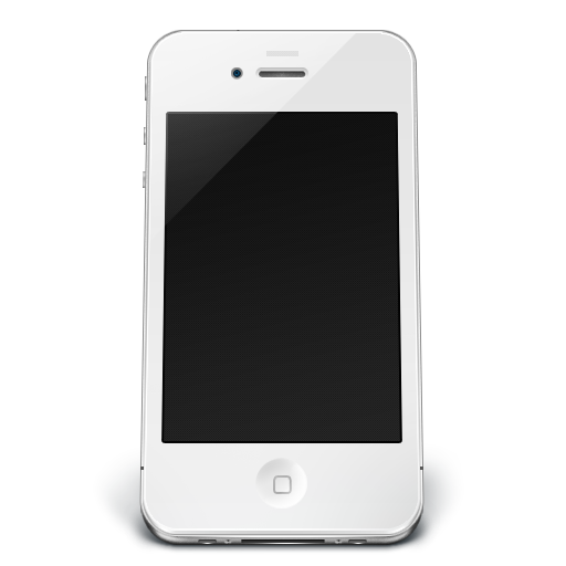 iPhone Phone Icon White