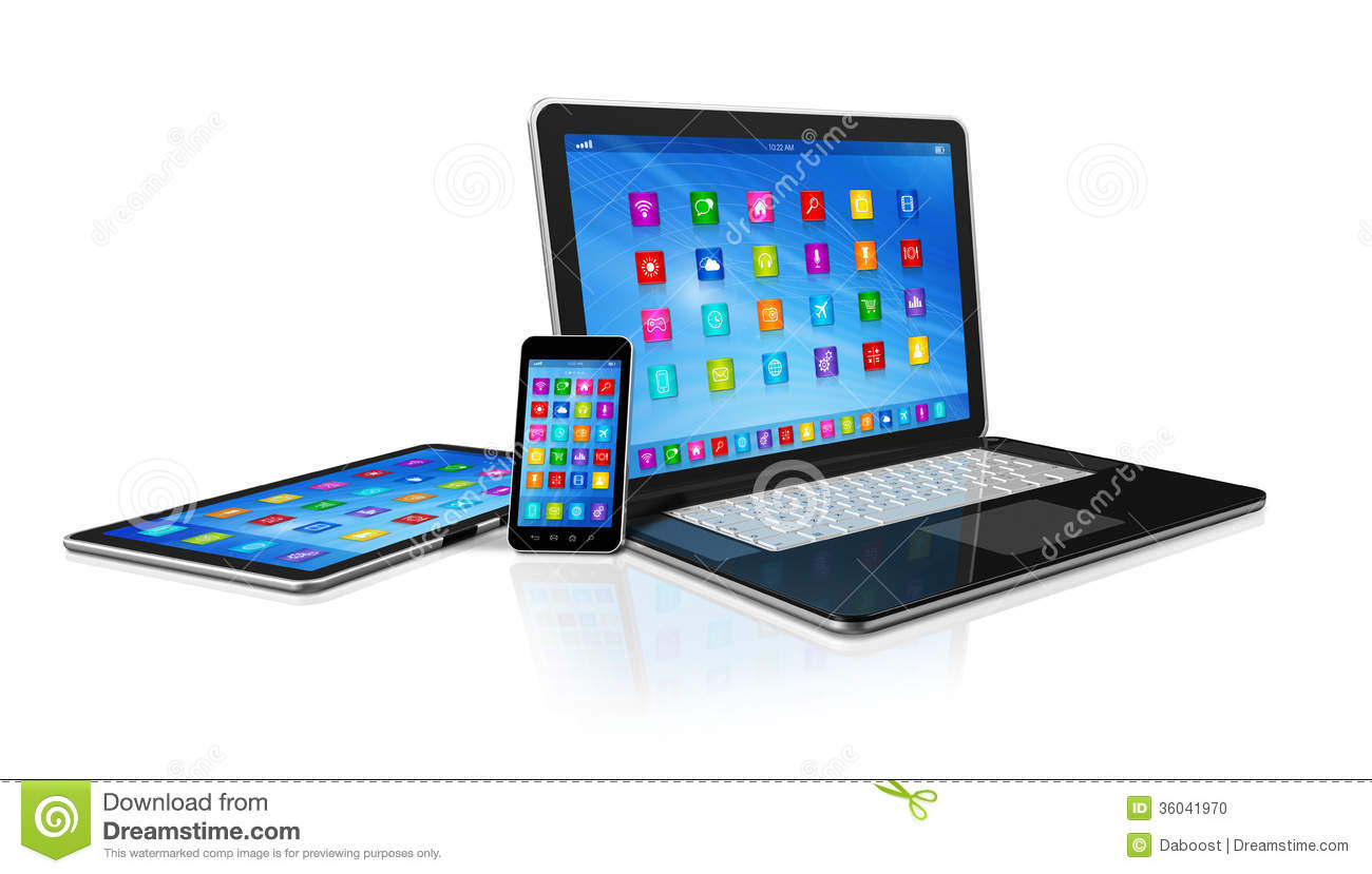 Laptop Smartphone Tablet Computer