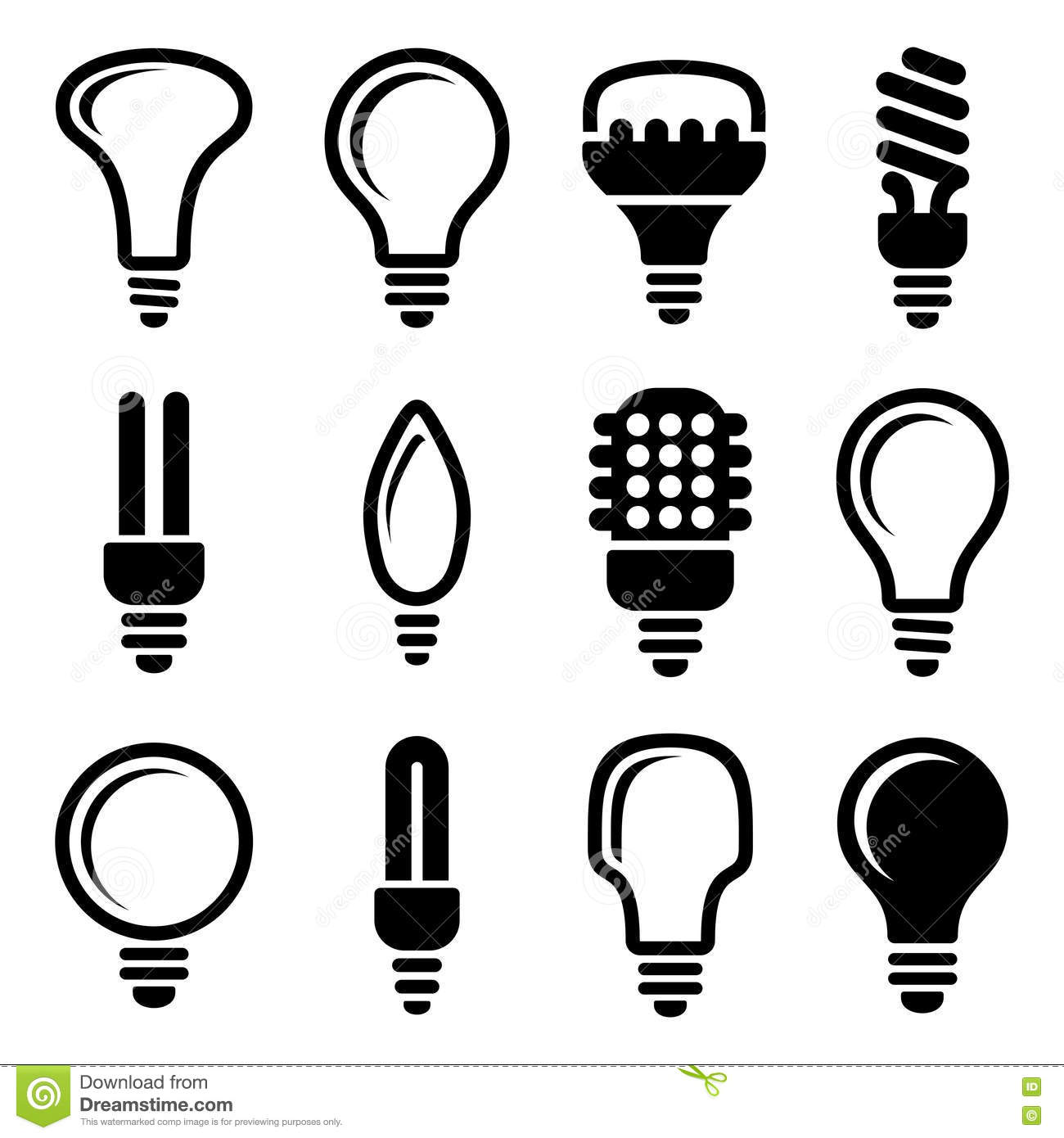 LED Light Bulb Icon