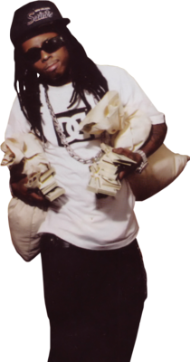 Lil Wayne Holding Money