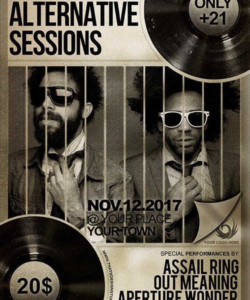 Live Music Flyer Template Free