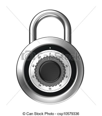 Lock Dial Clip Art