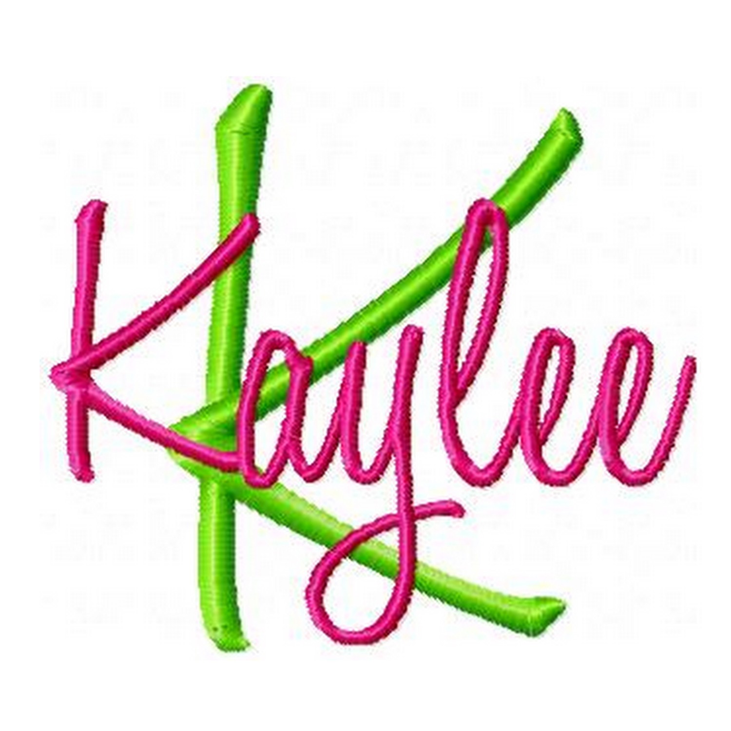 14 Kaylee Embroidery Font Images