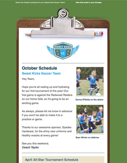 MailChimp Email Newsletter Template MailChimp Email Newsletter Template