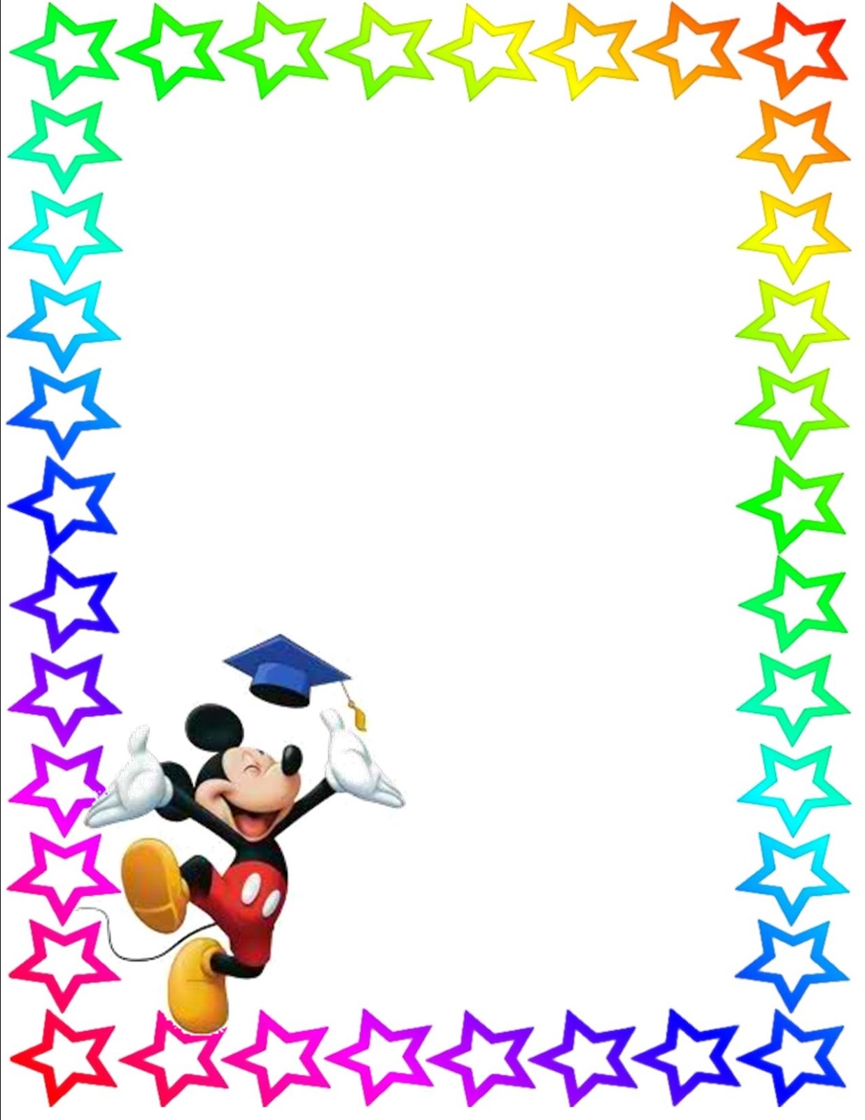 Mickey Mouse Clip Art Borders Free