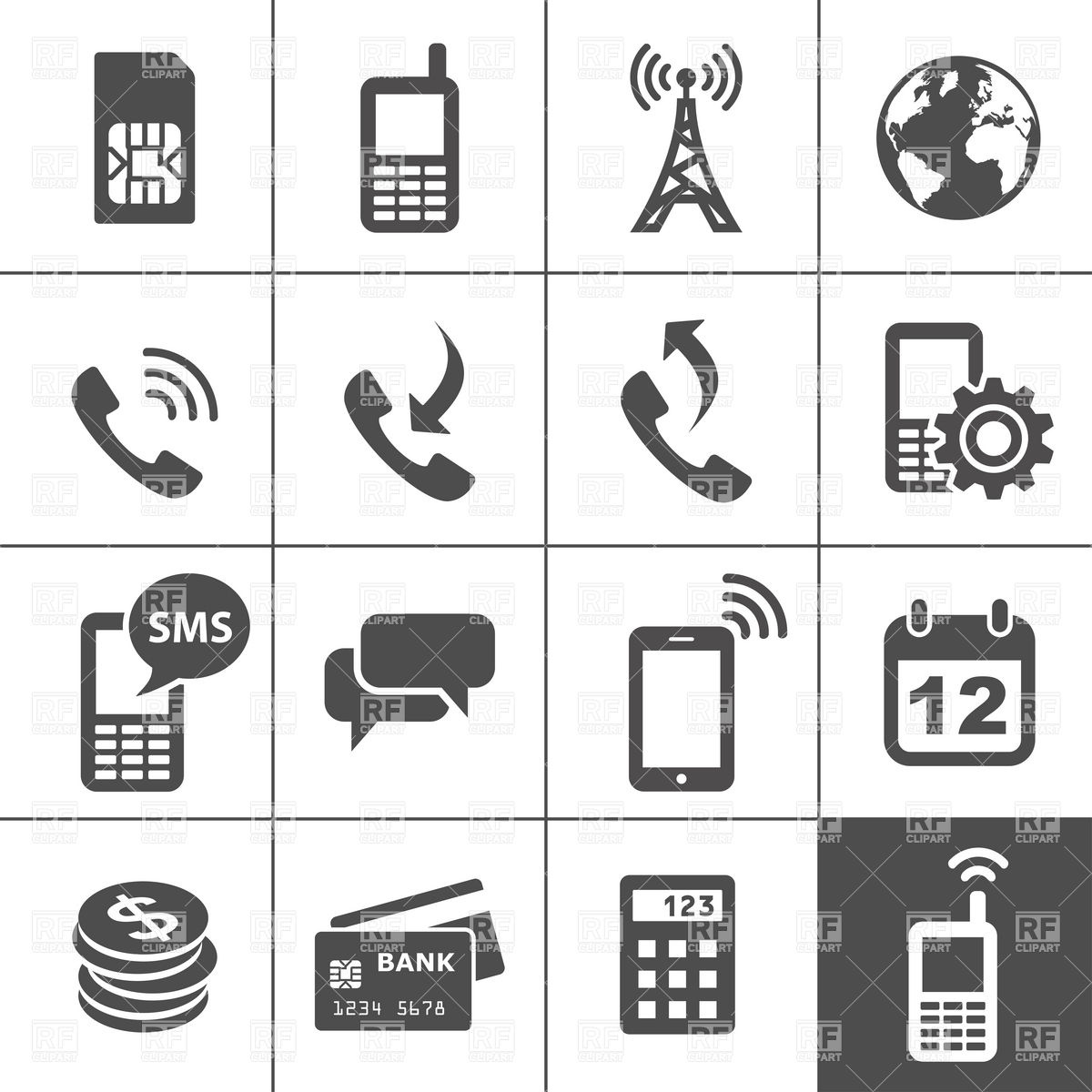 Mobile Icon Vector Free Download