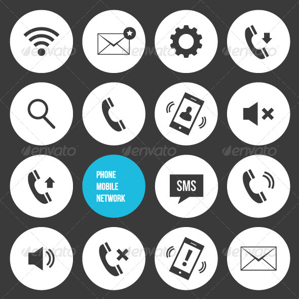 Mobile Phone Icon Vector