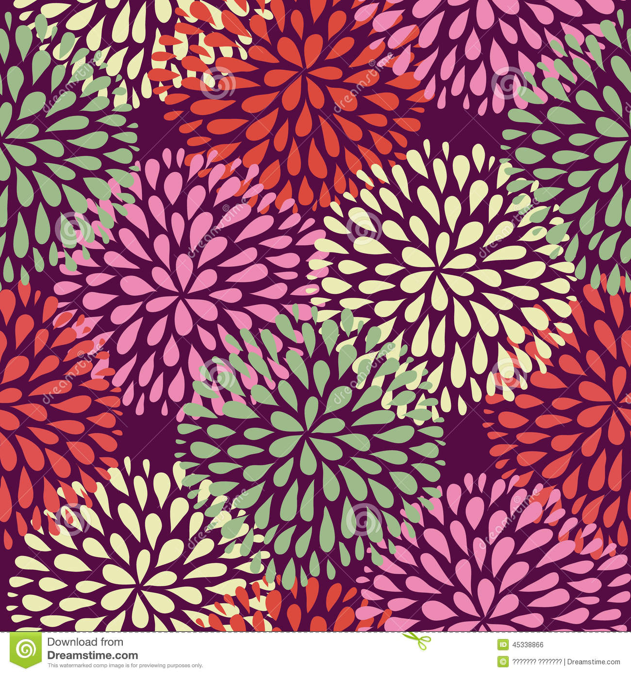 Modern Floral Patterns Seamless