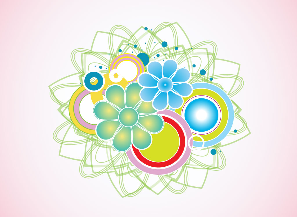 free modern flower clip art - photo #16