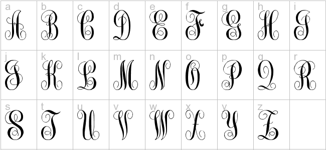 Monogram KK Font Free Download