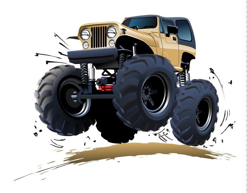 Monster Truck Cartoon