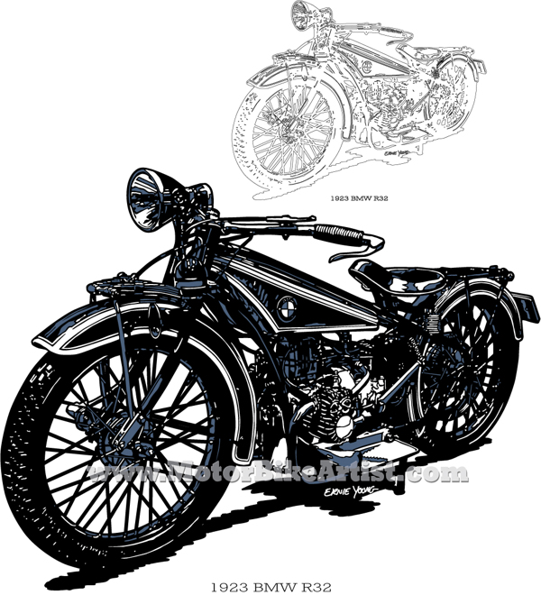 Motorcycle Vector Art