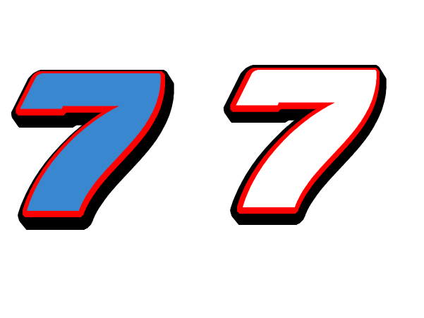 NASCAR Numbers Font NASCAR Numbers Font