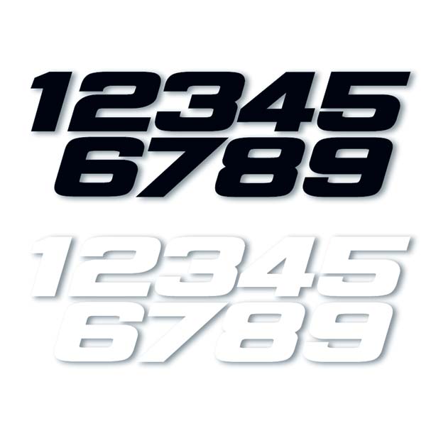 13 NASCAR Car Number Fonts Images