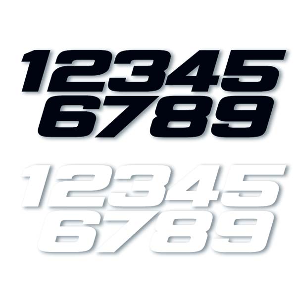 NASCAR Race Car Number Fonts NASCAR Race Car Number Fonts