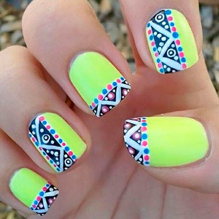 Neon Nail Art Designs