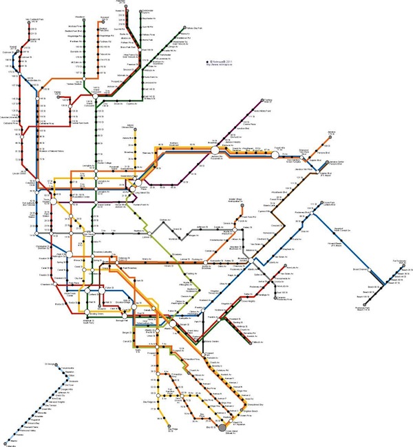 New York Metro Map