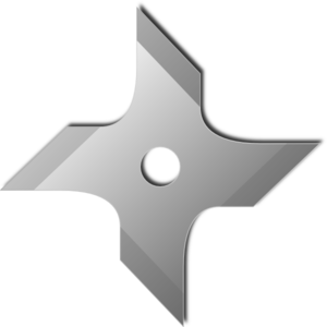 Ninja Star Clip Art