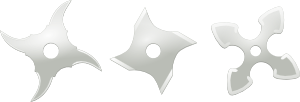 Ninja Throwing Star Clip Art