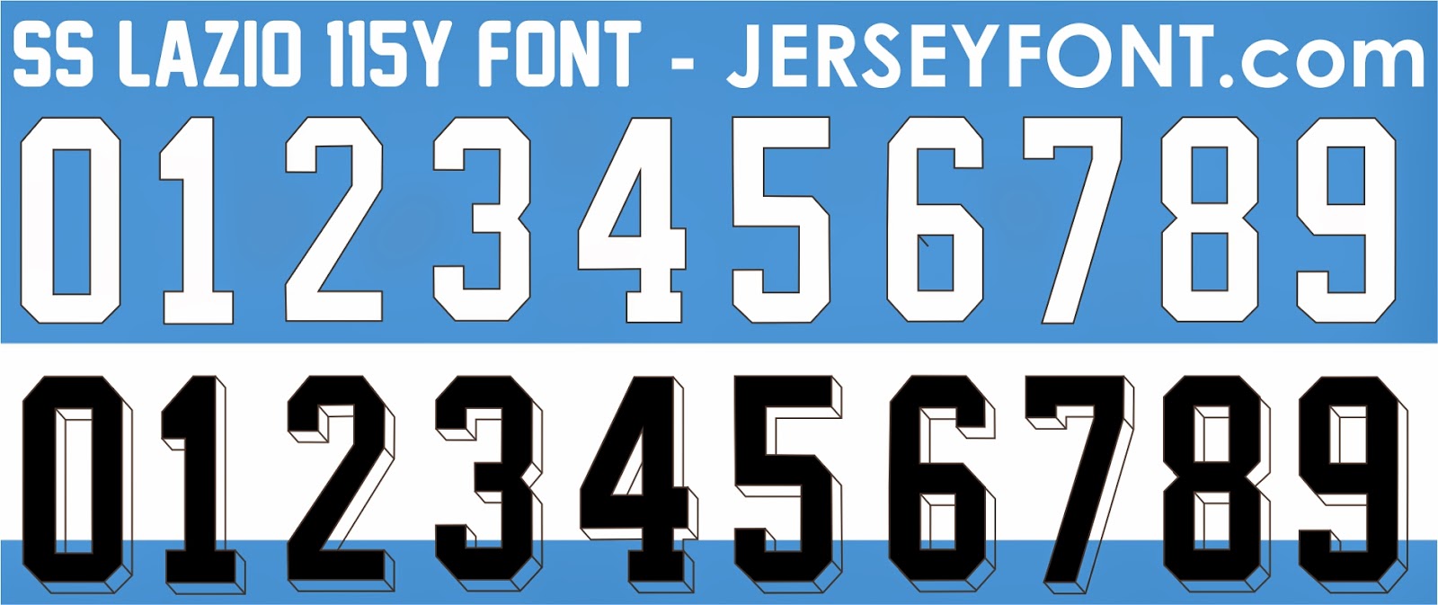 Number Fonts 2015