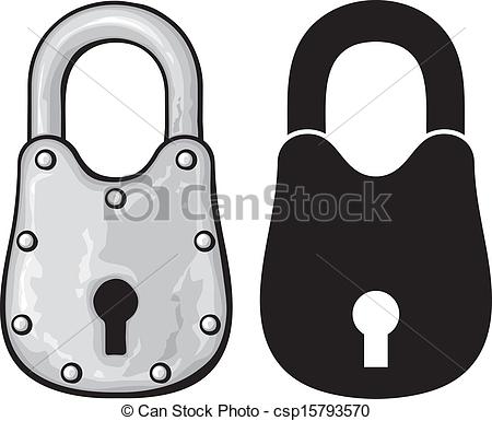 Padlock Vector Clip Art