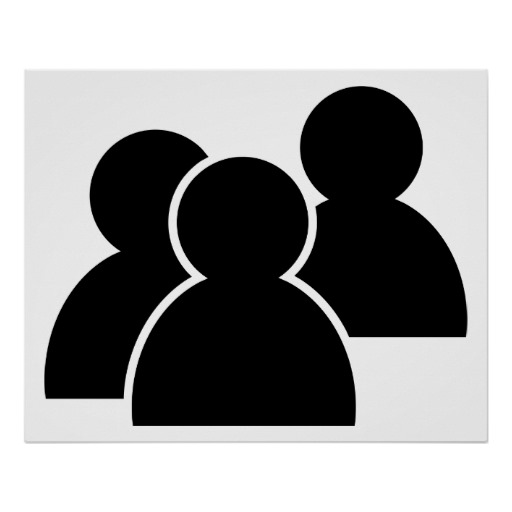 People Icon Black and White People Icon Black and White