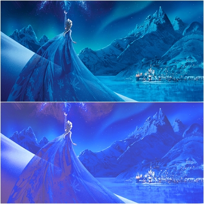 Photoshop Frozen Elsa
