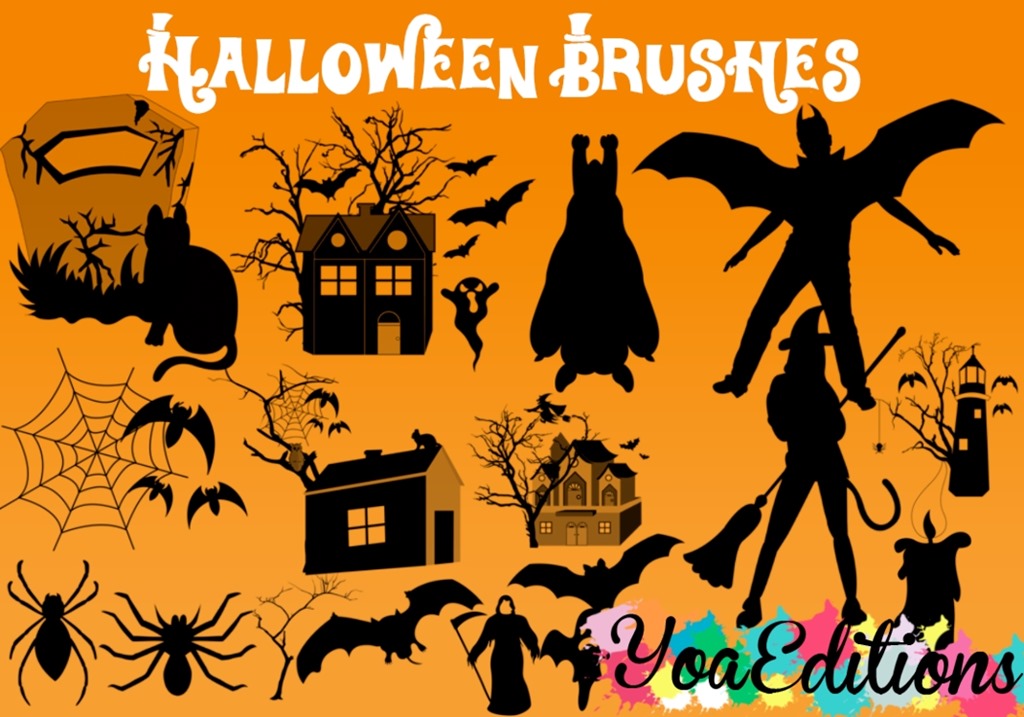 Photoshop Halloween Brushes